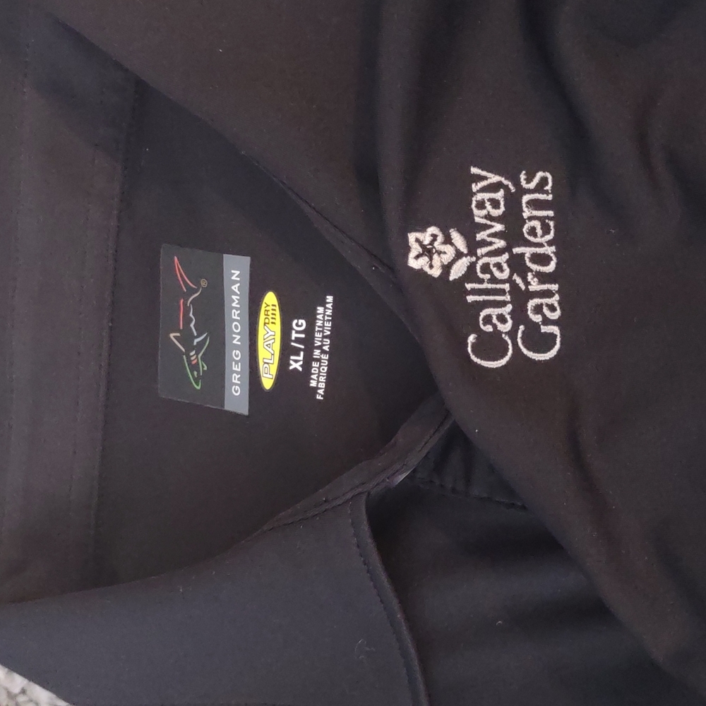Greg Norman Callaway Gardens golf course Black Men's Shirt XL Long sleeve EUC - Picture 7 of 9